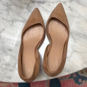 J. Crew Women's Tan Suede heels